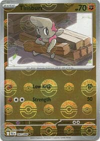 Timburr (Poke Ball Pattern) - SV: Black Bolt - Pokemon card