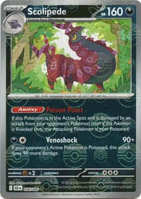 Scolipede (Poke Ball Pattern) - SV: Black Bolt - Pokemon card
