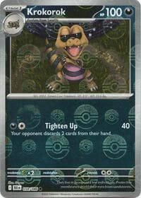 Krokorok (Poke Ball Pattern) - SV: Black Bolt - Pokemon card