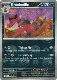 Krookodile (Poke Ball Pattern) - SV: Black Bolt - Pokemon card