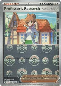 Professor's Research [Professor Juniper] (Poke Ball Pattern) - SV: Black Bolt - Pokemon card