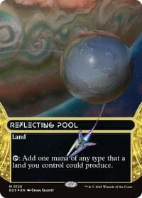 Reflecting Pool (0126) (Borderless) (Galaxy Foil) - Edge of Eternities: Stellar Sights - Magic: The Gathering card