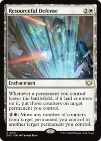 Resourceful Defense - Commander: Edge of Eternities - Magic: The Gathering card