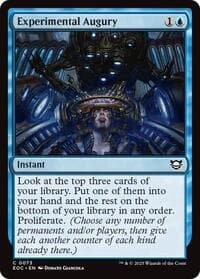 Experimental Augury - Commander: Edge of Eternities - Magic: The Gathering card