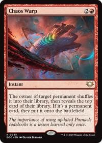 Chaos Warp - Commander: Edge of Eternities - Magic: The Gathering card