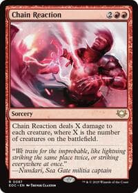 Chain Reaction - Commander: Edge of Eternities - Magic: The Gathering card