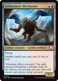 Enthusiastic Mechanaut - Commander: Edge of Eternities - Magic: The Gathering card