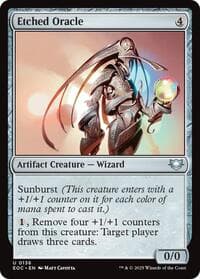 Etched Oracle - Commander: Edge of Eternities - Magic: The Gathering card