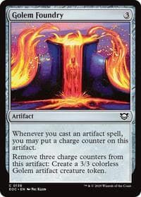 Golem Foundry - Commander: Edge of Eternities - Magic: The Gathering card