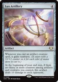 Lux Artillery - Commander: Edge of Eternities - Magic: The Gathering card