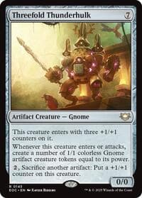 Threefold Thunderhulk - Commander: Edge of Eternities - Magic: The Gathering card