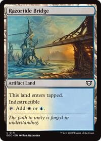 Razortide Bridge - Commander: Edge of Eternities - Magic: The Gathering card