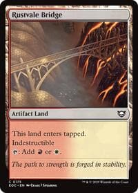 Rustvale Bridge - Commander: Edge of Eternities - Magic: The Gathering card