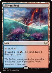 Shivan Reef - Commander: Edge of Eternities - Magic: The Gathering card