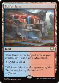 Sulfur Falls - Commander: Edge of Eternities - Magic: The Gathering card