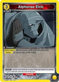 Alphonse Elric (001) - UE09BT: FULLMETAL ALCHEMIST - Union Arena card