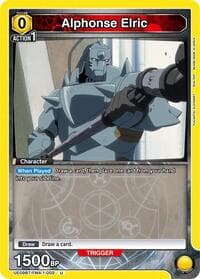 Alphonse Elric (002) - UE09BT: FULLMETAL ALCHEMIST - Union Arena card