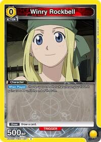 Winry Rockbell (007) - UE09BT: FULLMETAL ALCHEMIST - Union Arena card