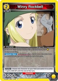 Winry Rockbell (008) - UE09BT: FULLMETAL ALCHEMIST - Union Arena card