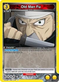Old Man Fu - UE09BT: FULLMETAL ALCHEMIST - Union Arena card