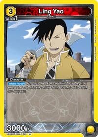 Ling Yao (025) - UE09BT: FULLMETAL ALCHEMIST - Union Arena card