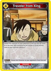 Traveler from Xing - UE09BT: FULLMETAL ALCHEMIST - Union Arena card