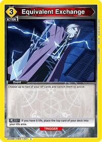 Equivalent Exchange - UE09BT: FULLMETAL ALCHEMIST - Union Arena card