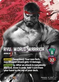Ryu, World Warrior - Challenger Series: Street Fighter 6 - UniVersus card