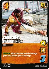 Crouching Medium Kick - Challenger Series: Street Fighter 6 - UniVersus card
