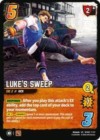 Luke's Sweep - Challenger Series: Street Fighter 6 - UniVersus card