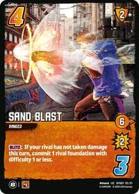 Sand Blast - Challenger Series: Street Fighter 6 - UniVersus card