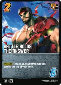 Battle Holds the Answer - Challenger Series: Street Fighter 6 - UniVersus card