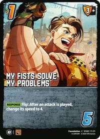 My Fists Solve My Problems - Challenger Series: Street Fighter 6 - UniVersus card