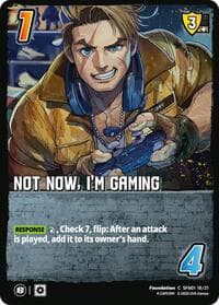 Not Now, I'm Gaming - Challenger Series: Street Fighter 6 - UniVersus card