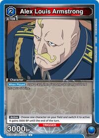 Alex Louis Armstrong (035) - UE09BT: FULLMETAL ALCHEMIST - Union Arena card