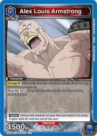 Alex Louis Armstrong (037) - UE09BT: FULLMETAL ALCHEMIST - Union Arena card