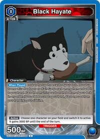 Black Hayate - UE09BT: FULLMETAL ALCHEMIST - Union Arena card