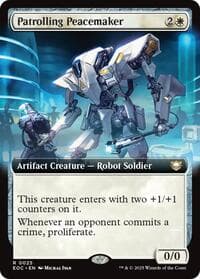 Patrolling Peacemaker (Extended Art) - Commander: Edge of Eternities - Magic: The Gathering card