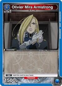 Olivier Mira Armstrong (057) - UE09BT: FULLMETAL ALCHEMIST - Union Arena card