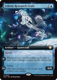 Uthros Research Craft (Extended Art) - Commander: Edge of Eternities - Magic: The Gathering card