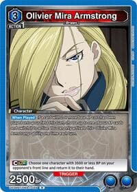 Olivier Mira Armstrong (059) - UE09BT: FULLMETAL ALCHEMIST - Union Arena card