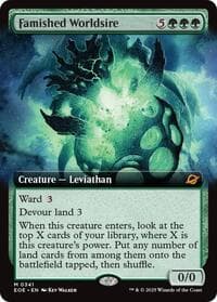 Famished Worldsire (Extended Art) - Edge of Eternities - Magic: The Gathering card