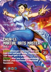 Chun-Li, Martial Arts Master (Alternate Art) - Challenger Series: Street Fighter 6 - UniVersus card