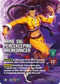 Jamie Siu, Peacekeeping Breakdancer (Alternate Art) - Challenger Series: Street Fighter 6 - UniVersus card