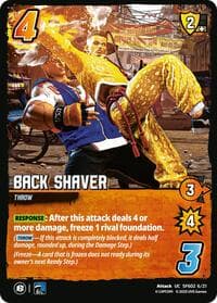 Back Shaver - Challenger Series: Street Fighter 6 - UniVersus card