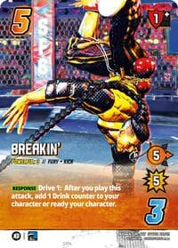 Breakin' (Alternate Art) - Challenger Series: Street Fighter 6 - UniVersus card