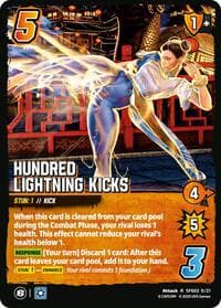 Hundred Lightning Kicks - Challenger Series: Street Fighter 6 - UniVersus card