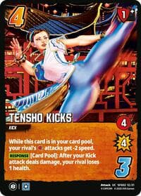 Tensho Kicks - Challenger Series: Street Fighter 6 - UniVersus card