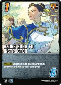 Azure Kung Fu Instructor - Challenger Series: Street Fighter 6 - UniVersus card