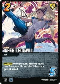 Inherited Will - Challenger Series: Street Fighter 6 - UniVersus card